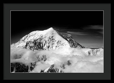 Mount Foraker, Denali National Park, Alaska / Art Photo - Framed Print