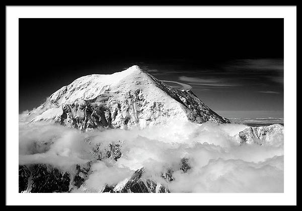 Mount Foraker, Denali National Park, Alaska / Art Photo - Framed Print