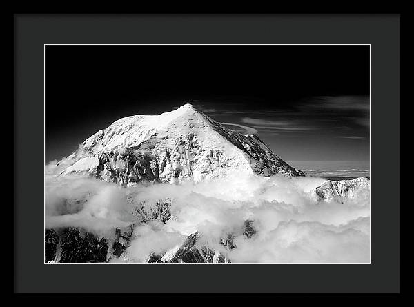 Mount Foraker, Denali National Park, Alaska / Art Photo - Framed Print