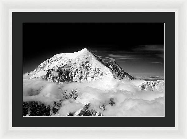 Mount Foraker, Denali National Park, Alaska / Art Photo - Framed Print