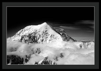 Mount Foraker, Denali National Park, Alaska / Art Photo - Framed Print