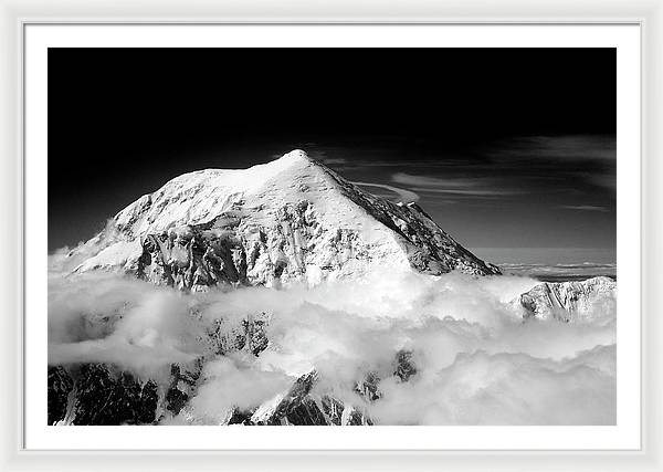 Mount Foraker, Denali National Park, Alaska / Art Photo - Framed Print