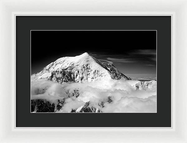 Mount Foraker, Denali National Park, Alaska / Art Photo - Framed Print