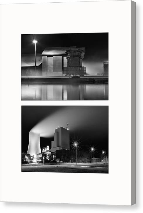 Nocturne - diptych / Art Photo - Canvas Print