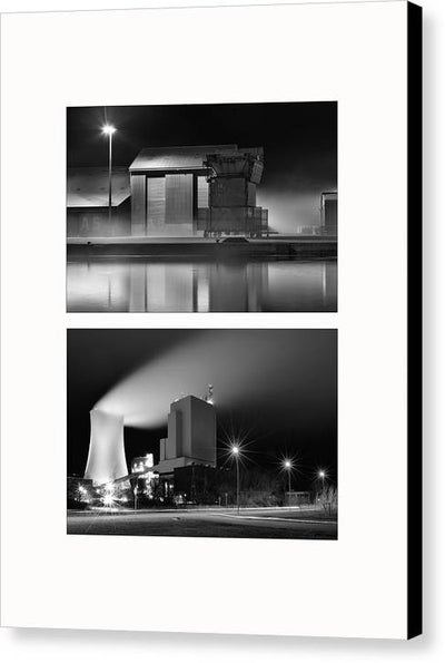 Nocturne - diptych / Art Photo - Canvas Print