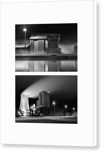 Nocturne - diptych / Art Photo - Canvas Print