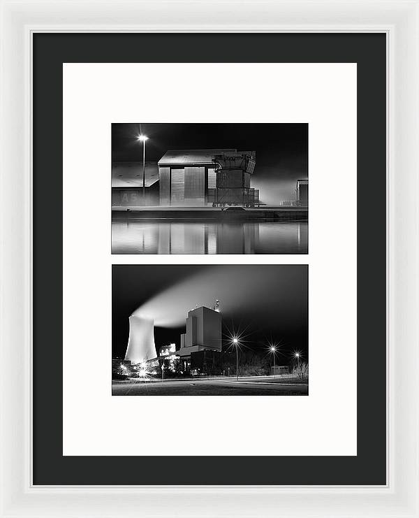 Nocturne - diptych / Art Photo - Framed Print