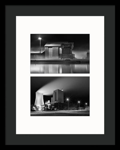 Nocturne - diptych / Art Photo - Framed Print