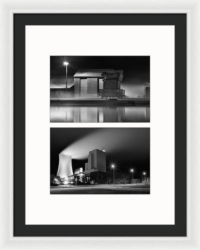 Nocturne - diptych / Art Photo - Framed Print