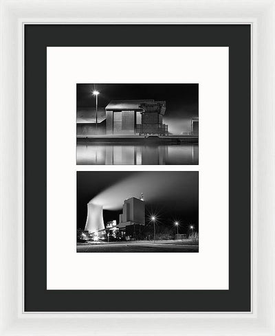 Nocturne - diptych / Art Photo - Framed Print