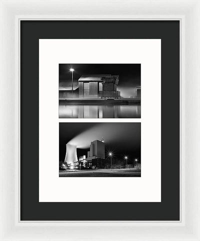 Nocturne - diptych / Art Photo - Framed Print