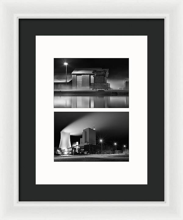 Nocturne - diptych / Art Photo - Framed Print