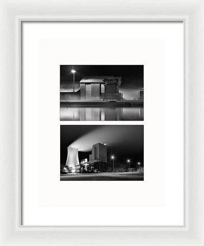 Nocturne - diptych / Art Photo - Framed Print