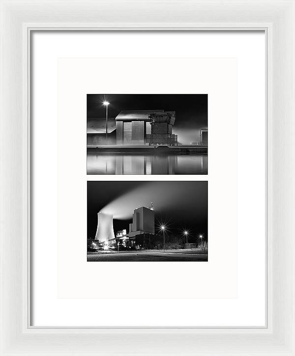 Nocturne - diptych / Art Photo - Framed Print