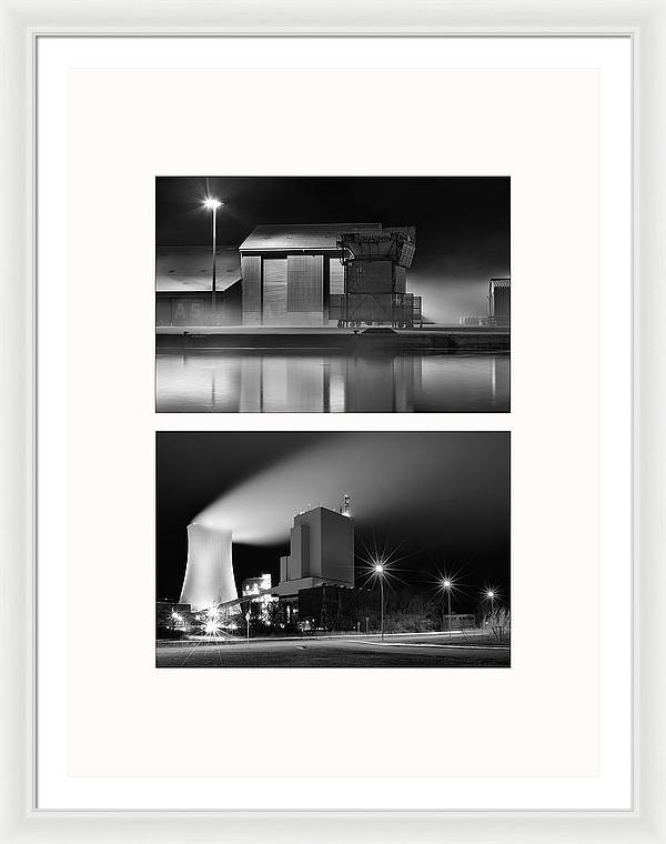 Nocturne - diptych / Art Photo - Framed Print