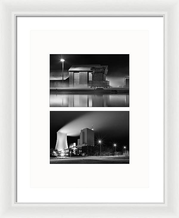 Nocturne - diptych / Art Photo - Framed Print