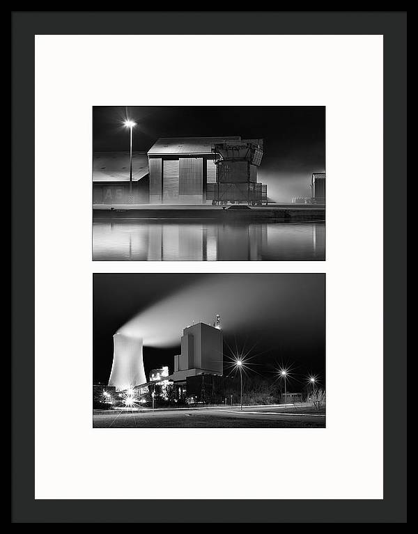 Nocturne - diptych / Art Photo - Framed Print