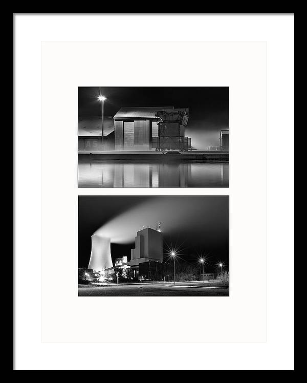 Nocturne - diptych / Art Photo - Framed Print