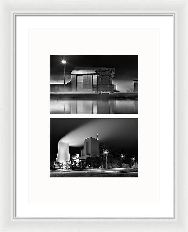 Nocturne - diptych / Art Photo - Framed Print