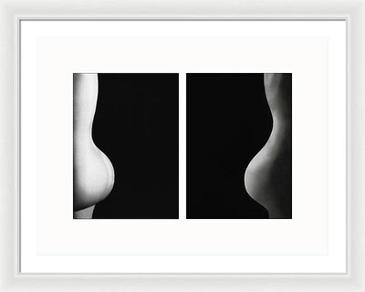 Nude Study # 102 - diptych / Art Photo - Framed Print