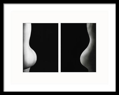 Nude Study # 102 - diptych / Art Photo - Framed Print