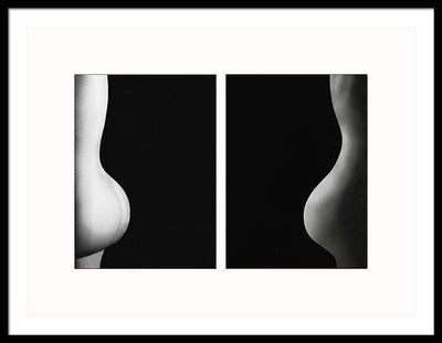 Nude Study # 102 - diptych / Art Photo - Framed Print