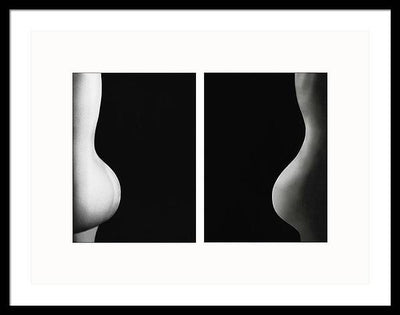 Nude Study # 102 - diptych / Art Photo - Framed Print