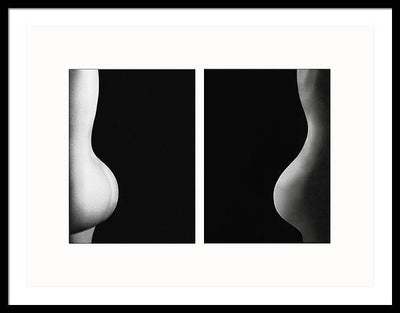 Nude Study # 102 - diptych / Art Photo - Framed Print