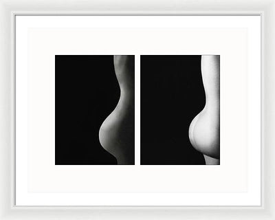 Nude Study # 103 - diptych / Art Photo - Framed Print