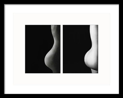 Nude Study # 103 - diptych / Art Photo - Framed Print