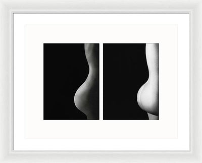 Nude Study # 103 - diptych / Art Photo - Framed Print