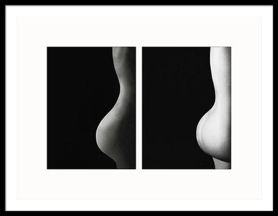 Nude Study # 103 - diptych / Art Photo - Framed Print