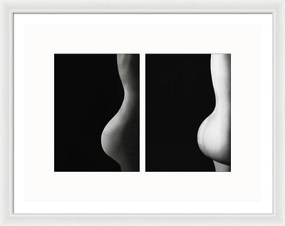 Nude Study # 103 - diptych / Art Photo - Framed Print