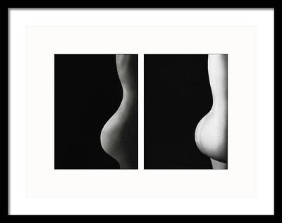 Nude Study # 103 - diptych / Art Photo - Framed Print