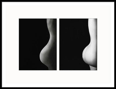 Nude Study # 103 - diptych / Art Photo - Framed Print