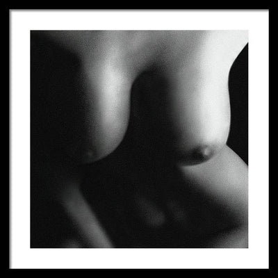 Nude Study #1 / Art Photo - Framed Print