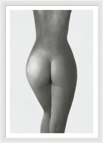 Nude Study #10 / Art Photo - Framed Print