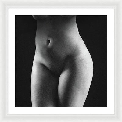 Nude Study #11 / Art Photo - Framed Print