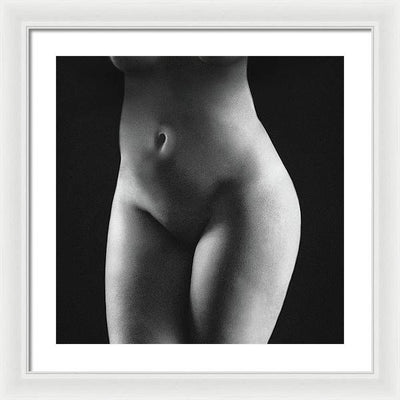 Nude Study #11 / Art Photo - Framed Print