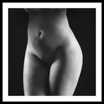 Nude Study #11 / Art Photo - Framed Print