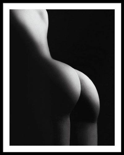 Nude Study #25 / Art Photo - Framed Print