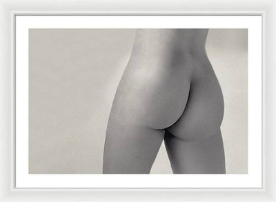 Nude Study #4 / Art Photo - Framed Print