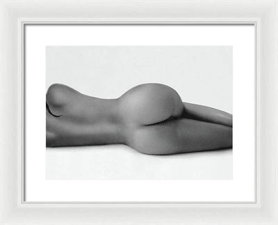 Nude Study #47 -  the Hair Lock / Art Photo - Framed Print