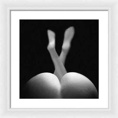 Nude Study #52 / Art Photo - Framed Print