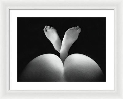 Nude Study #53 / Art Photo - Framed Print