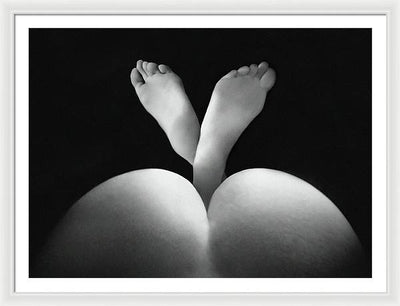 Nude Study #53 / Art Photo - Framed Print