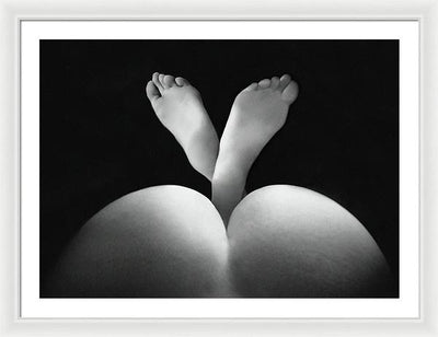 Nude Study #53 / Art Photo - Framed Print