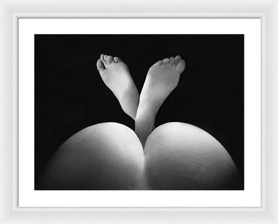 Nude Study #53 / Art Photo - Framed Print