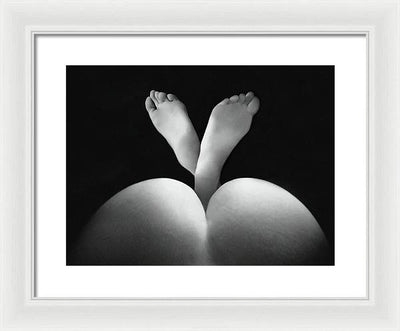 Nude Study #53 / Art Photo - Framed Print