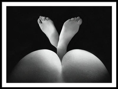 Nude Study #53 / Art Photo - Framed Print